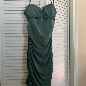 Olive green dress